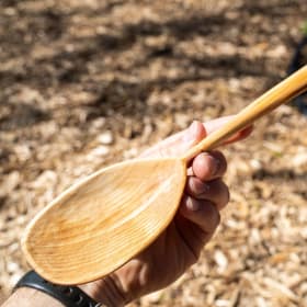 #7 Two Wooden Spoons item