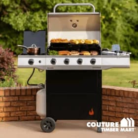 No 10: BBQ Char-Broil 4 bruleurs+brûleur latéral-JF Rouleau item