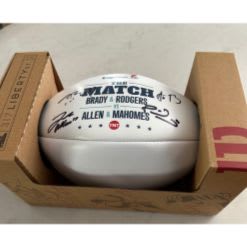"The Match" Autographed Football by QB Legends item