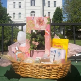 Mother's Day Gift Basket from Adore Salon & Trader Joe's item