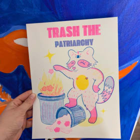 TRASH THE PATRIARCHY par Brouillons Sam item
