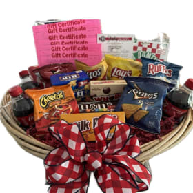 Dominos/Shipley Do-Nuts Pizza Party Basket  $100 value item