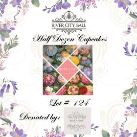 Lot 124 - Dozen Cupcakes made by 61 Cupcakes item