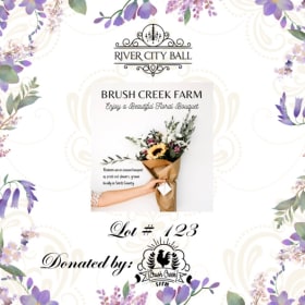 Lot 123 - Brush Creek Farm Fresh Floral Bouquet - at Event item