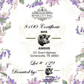 Lot 129 - $100 BHS Angus Farms Gift Certificate item