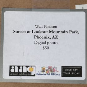 Sunset at Lookout Mountain Park by Walt Nielsen item