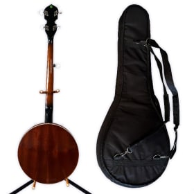 RW Jameson 5-String Banjo – Includes Stand and Carrying Case item