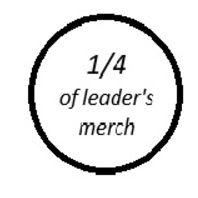 1/4 of Traveling Leader's Merch item
