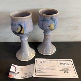 HH17 - Handmade Porcelain Goblets & Gift Certificate item
