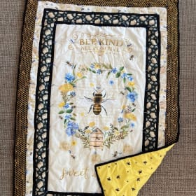 Bee Throw Quilt by Cathedral Quilters item