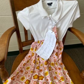 Veronica's Rainbows Handmade Dress Size 14 item