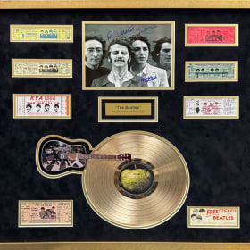 The Beatles Gold Record Album Display item