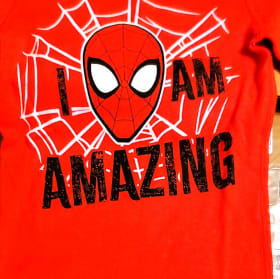 Marvel spiderman short sleeve shirt size 6 new item