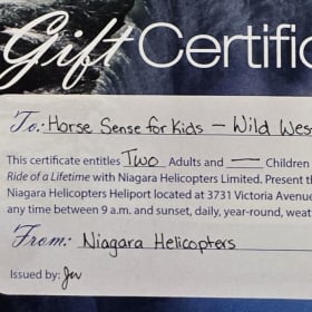 Niagara Helicopters Flightseeing Tour:$406 Value item