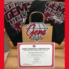 Gems Athletics 5 day camp and 2 tank tops (Value ~$325) item