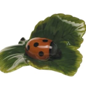 Herend Ladybug on Leaf item