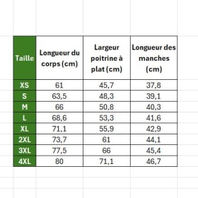 T-shirt femme vert item