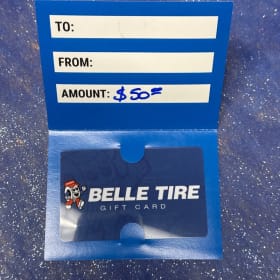 Belle Tire Gift Card.  (B) item