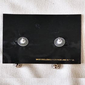 Park Lane Silver-Tone Drop Earrings – Crystal Accent item