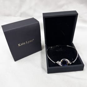 Kate Lynn “Dancing Crystal” Swan Bracelet – Gift Boxed item