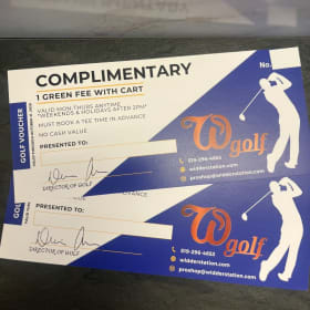 S14 - 2 x 18 Holes of Golf with Cart item