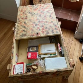 "Scooty" - The Cat Table with Storage item