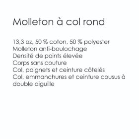 Coton ouaté / Crewneck Marine item