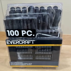 Evercraft 100-Piece Screwdriver Set $35 Value item