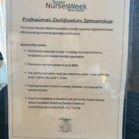 Professional Certification Sponsorship item