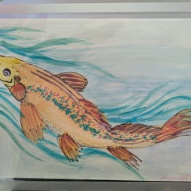 Watercolor Koi item