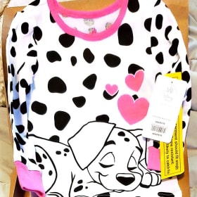 DISNEY 101 DALMATIANS PAJAMAS LONG PJS INFANT GIRLS 12-18 MO item
