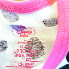 DISNEY 101 DALMATIANS PAJAMAS LONG PJS INFANT GIRLS 12-18 MO item