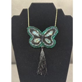 Black Butterfly Necklace item