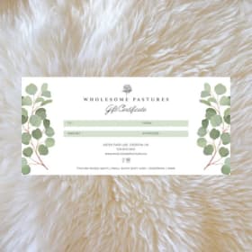 F24 - Wholesome Pastures Gift Certificate item