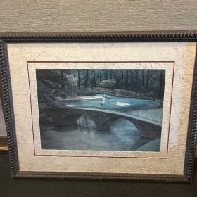 Signed Augusta golf print by Harrington item