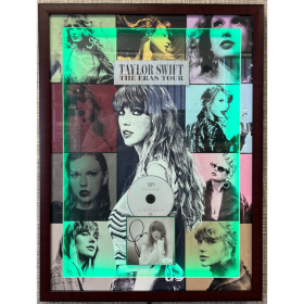 Taylor Swift Signed “Tortured Poets” Lightbox Display item