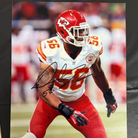 Derek Johnson signed 8 x 10 photograph item