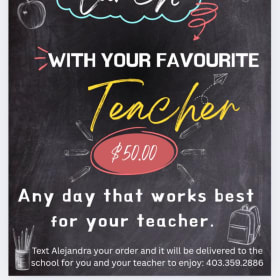 Lunch with your Favourite Teacher item