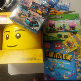 Lego Head Basket (Room 14 - Mrs. Markarian) - $100 Value item