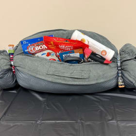 Morton Credit Union Doggy Bed Gift Basket item