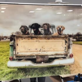 40x60 Glass Wall hanging item