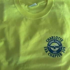 Safety Yellow Young Eagles Short Sleeve T-Shirt (Large) item