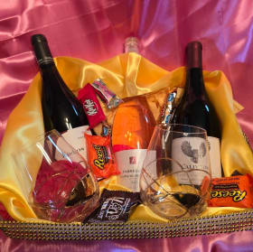 The Elegant Sips Wine Basket item