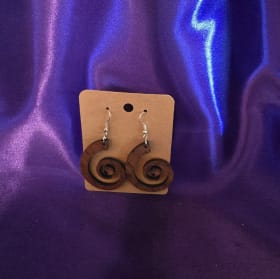 Locally Crafted Wooden Earrings item