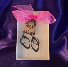 Eco-chic Bicycle Inner Tube earrings item