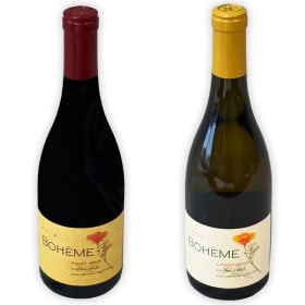 Bohème Pinot Noir & Chardonnay Duo – 750ml Bottles item