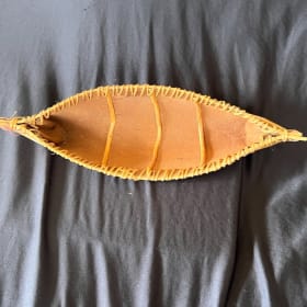 Vintage Alaskan handmade canoe item