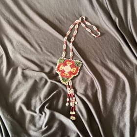 Vintage Alaskan Beaded necklace item