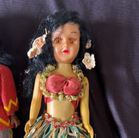 Antique 1960's Hawaiian and Alaskan dolls item