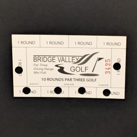 Bridge Valley Golf punch pass item